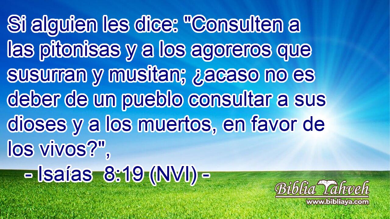  Si alguien les dice: 