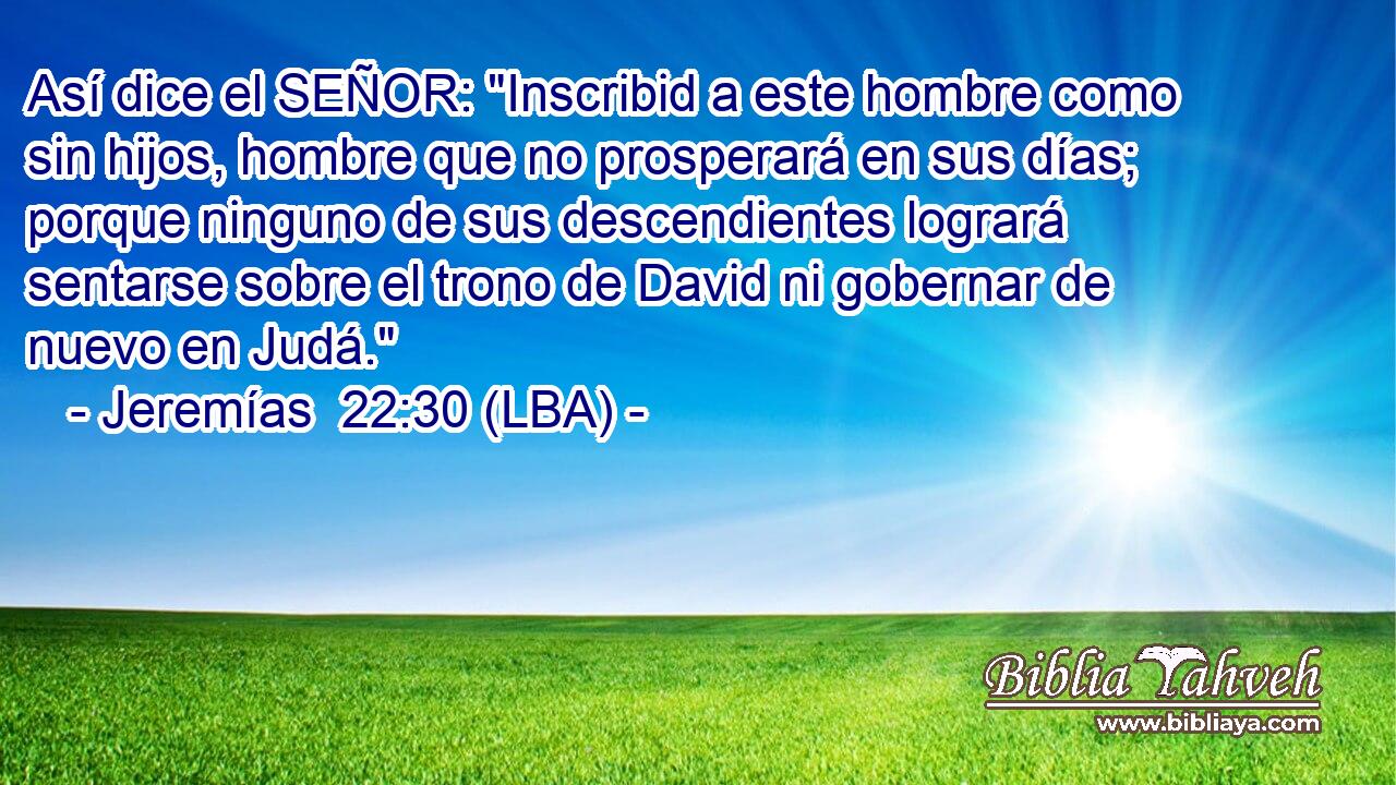 Así dice el SEÑOR: 