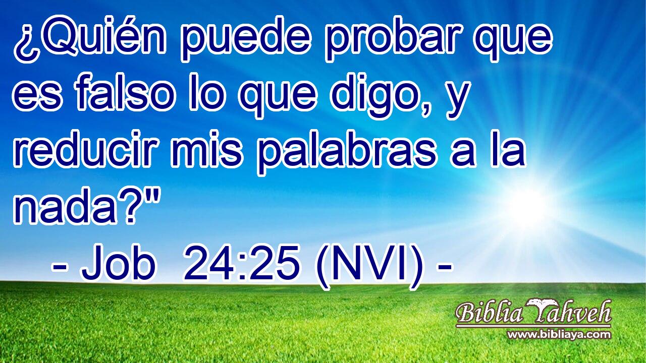  ¿Quién puede probar que es falso lo que digo, y reducir mis palabras a la nada?