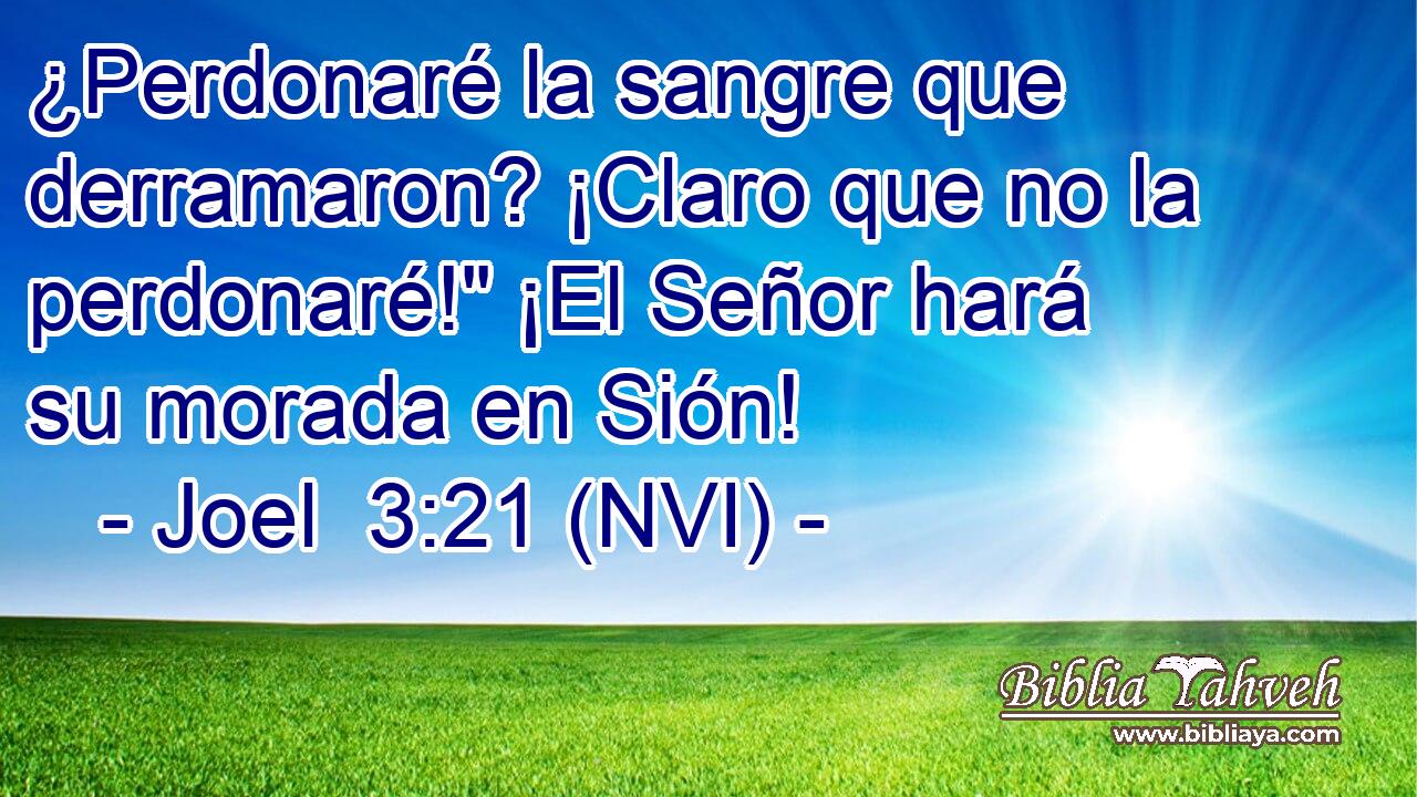  ¿Perdonaré la sangre que derramaron? ¡Claro que no la perdonaré!