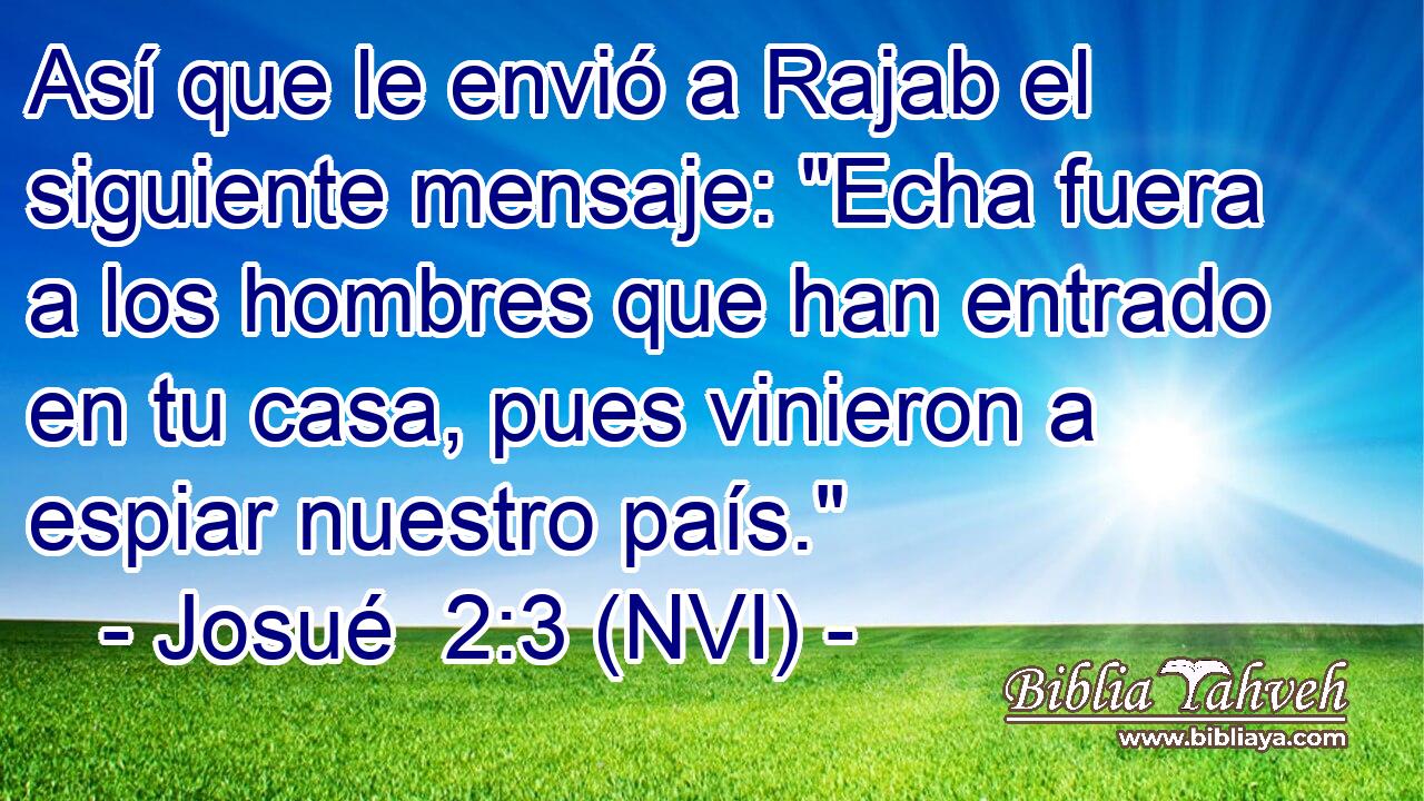  Así que le envió a Rajab el siguiente mensaje: 