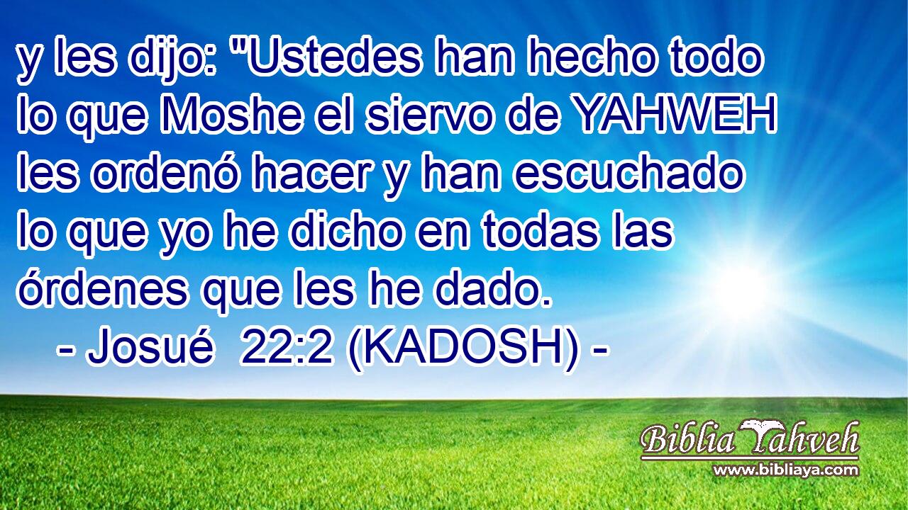 y les dijo: 