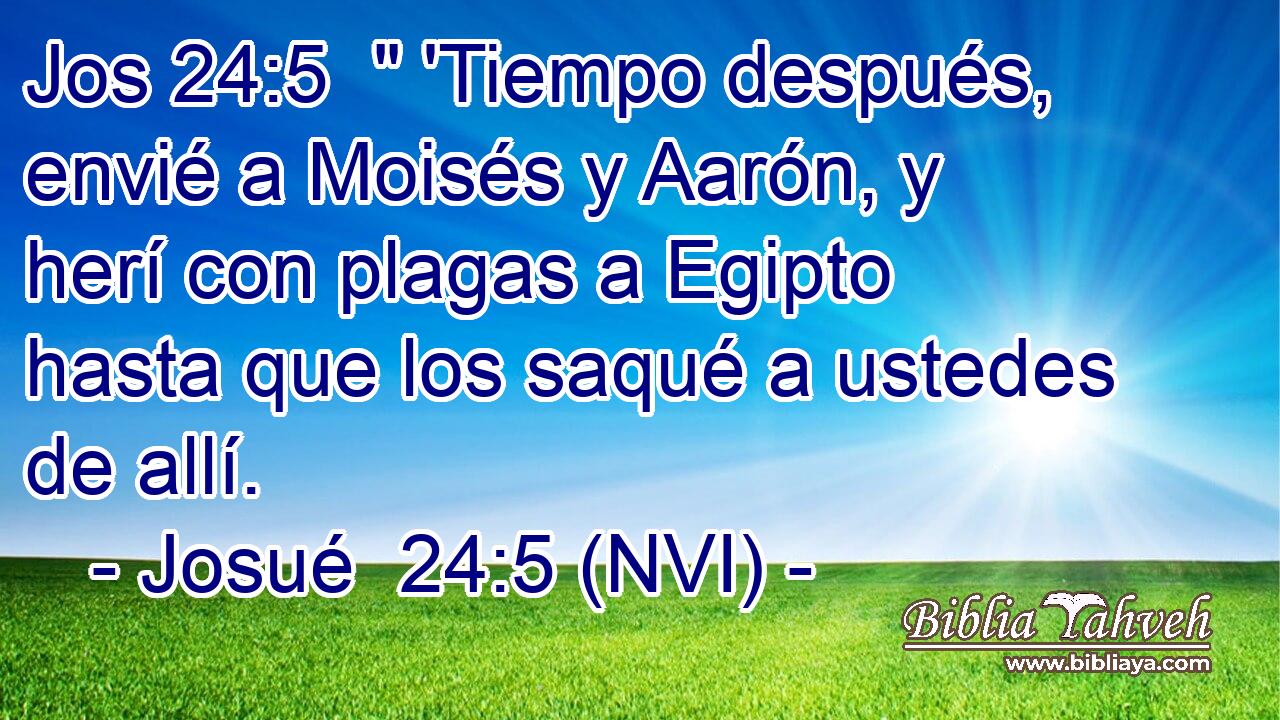 Jos 24:5  