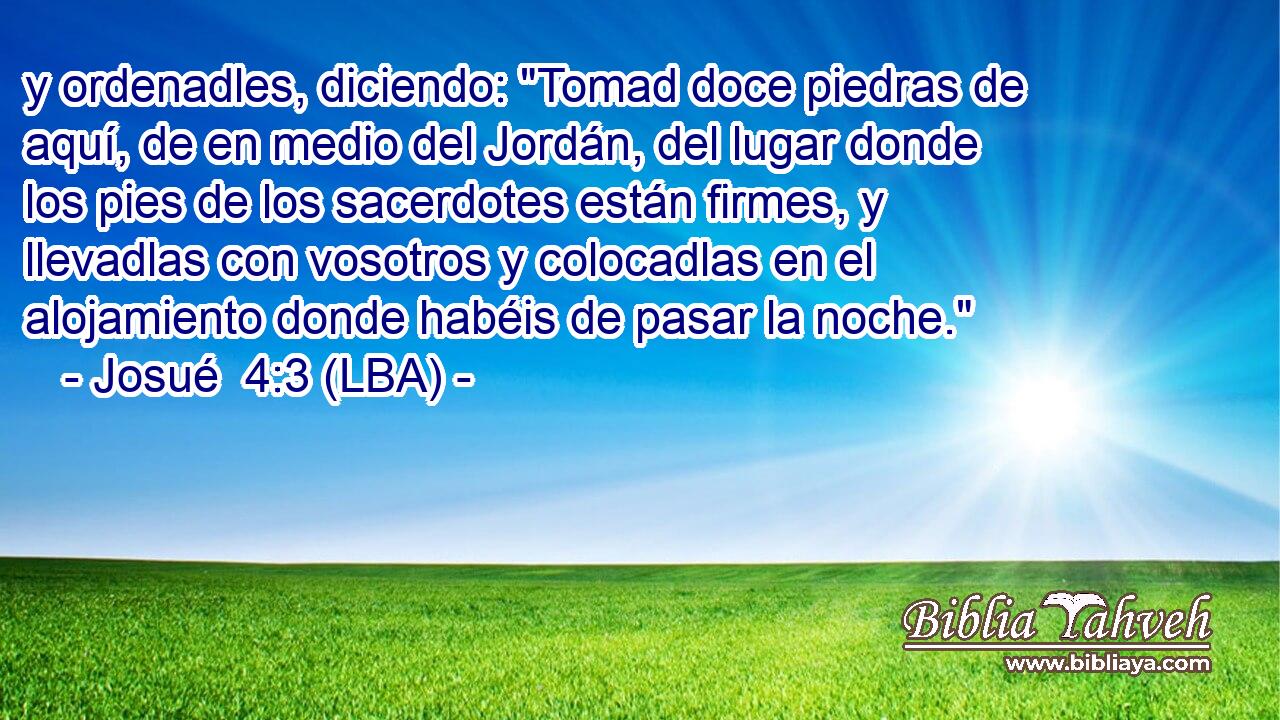 y ordenadles, diciendo: 