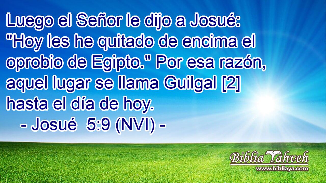  Luego el Señor le dijo a Josué: 