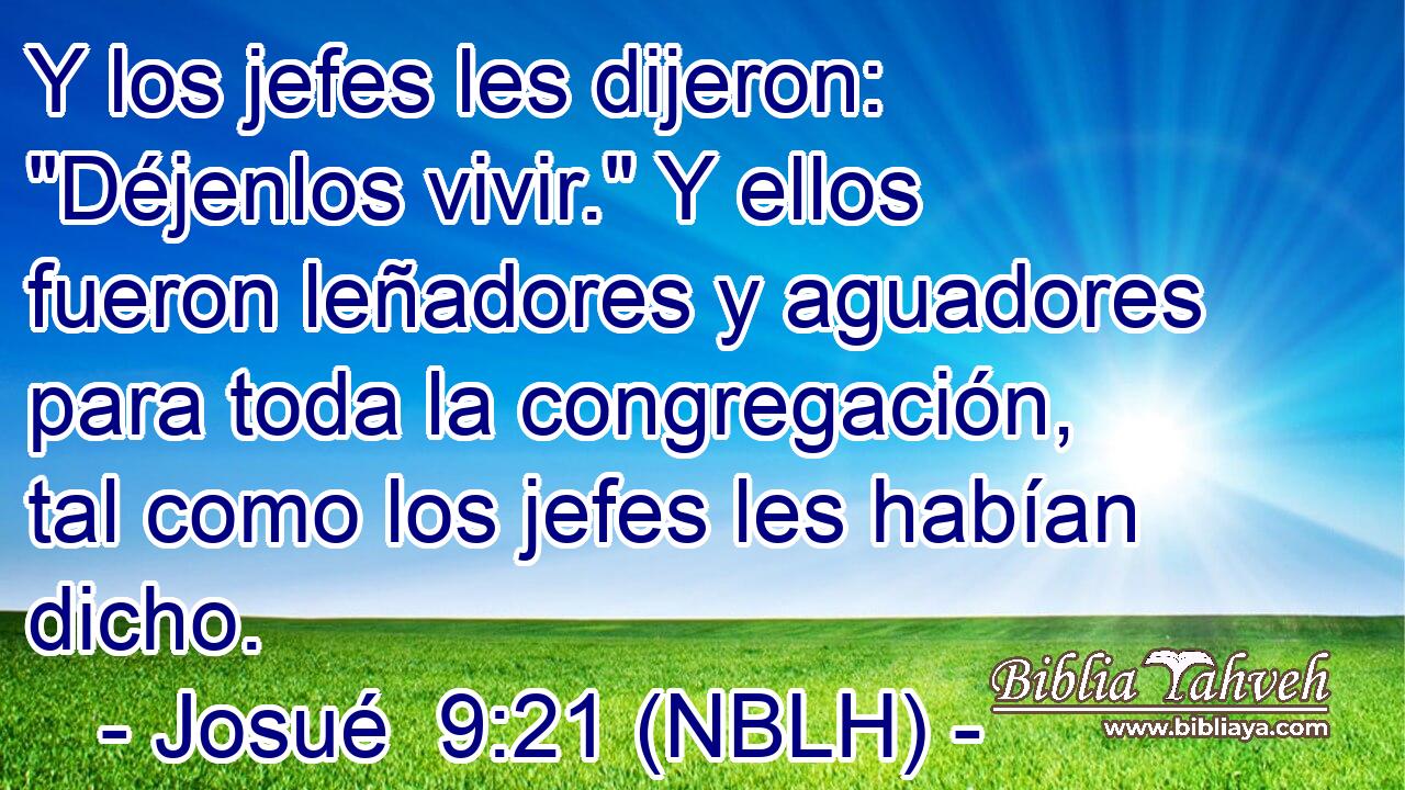  Y los jefes les dijeron: 