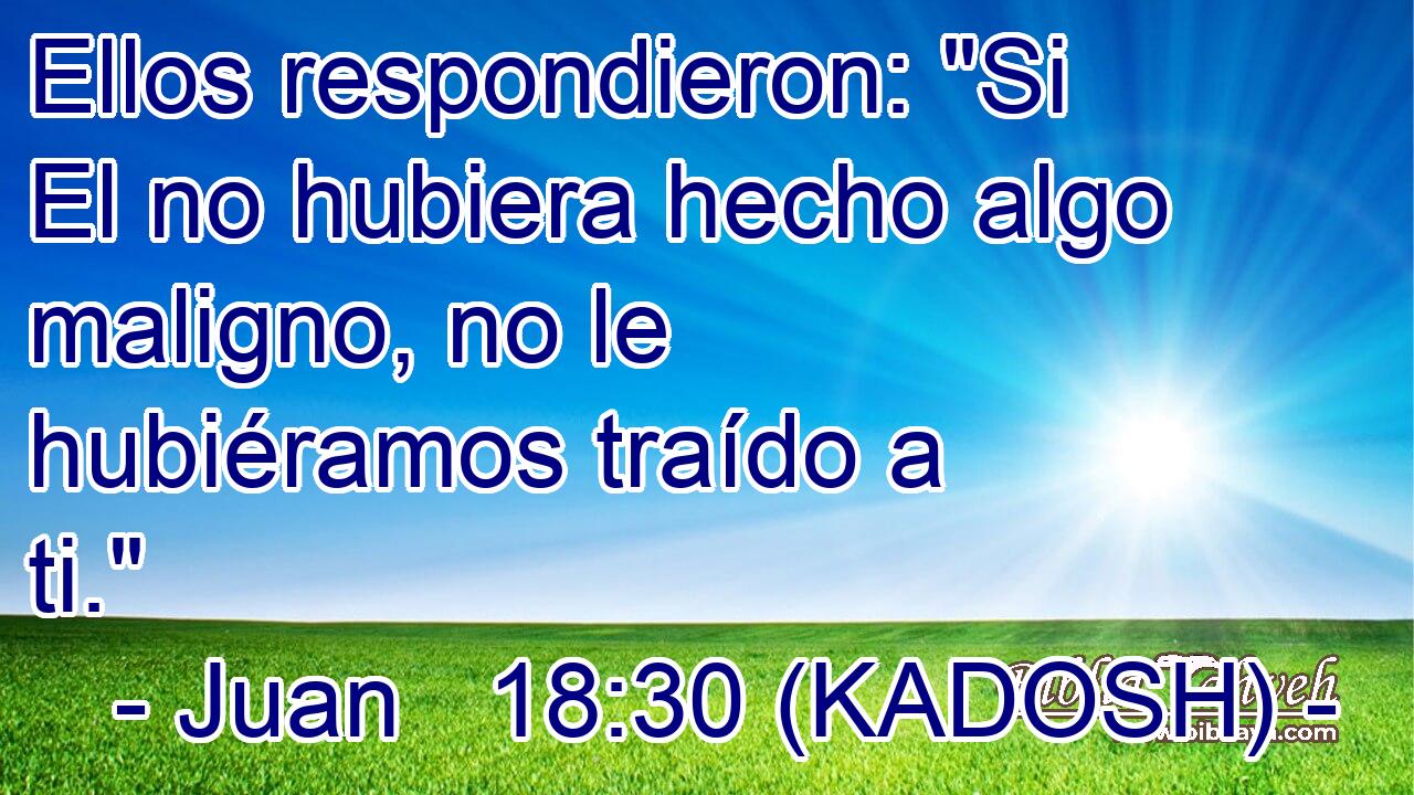  Ellos respondieron: 