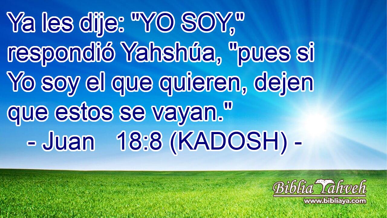  Ya les dije: 