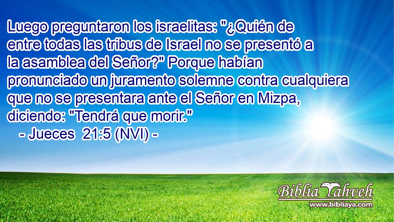  Luego preguntaron los israelitas: 