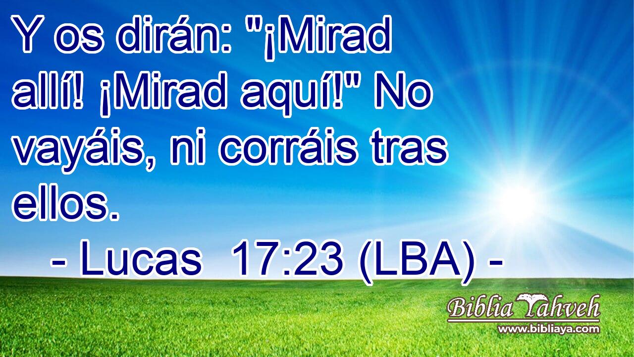Y os dirán: 
