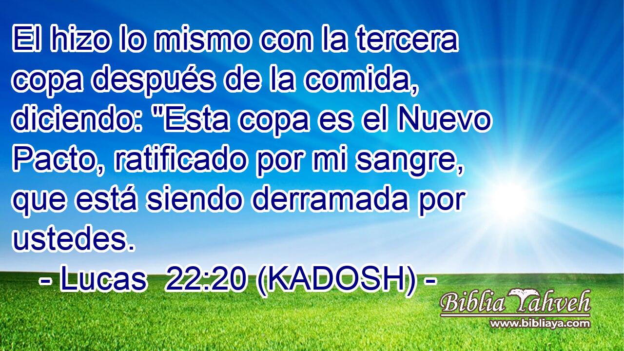  El hizo lo mismo con la tercera copa después de la comida, diciendo: 