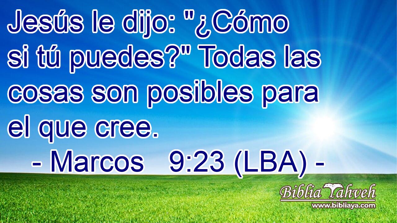 Jesús le dijo: 