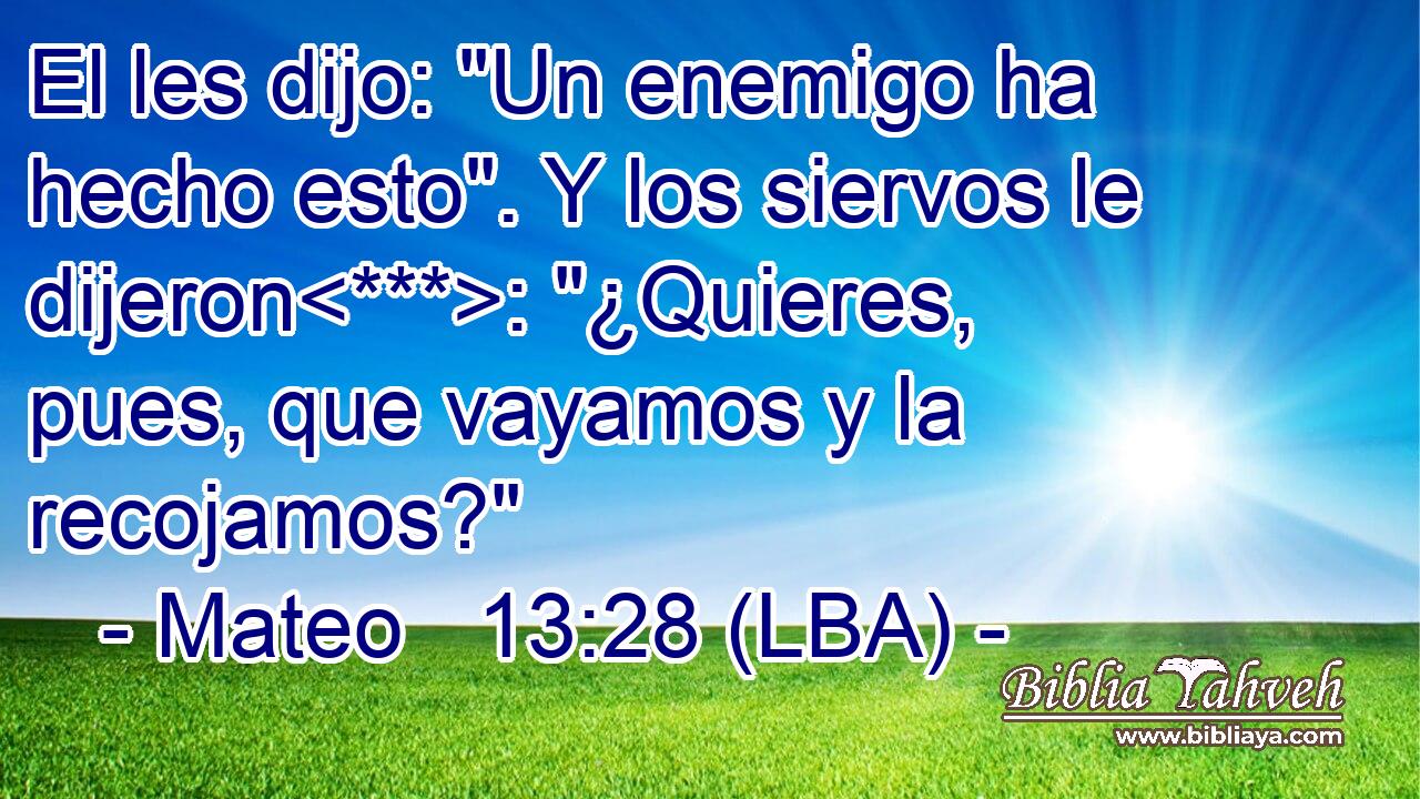 El les dijo: 