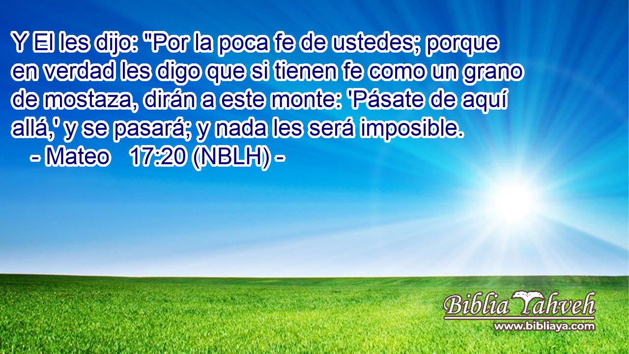  Y El les dijo: 