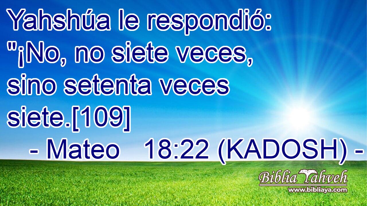  Yahshúa le respondió: 