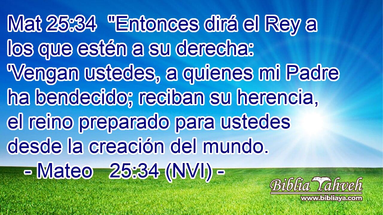 Mat 25:34  