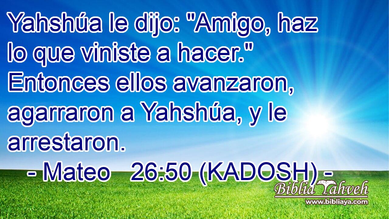  Yahshúa le dijo: 