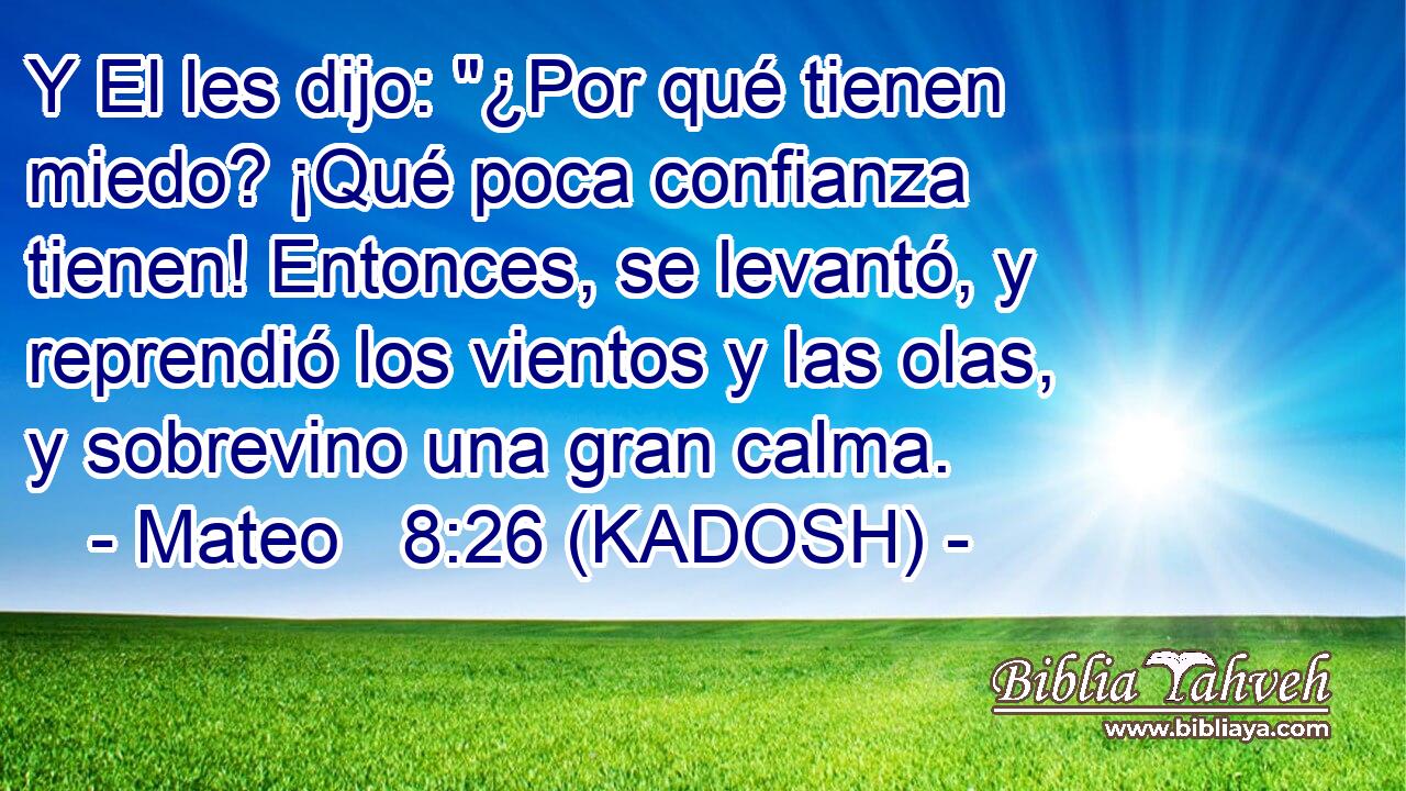  Y El les dijo: 