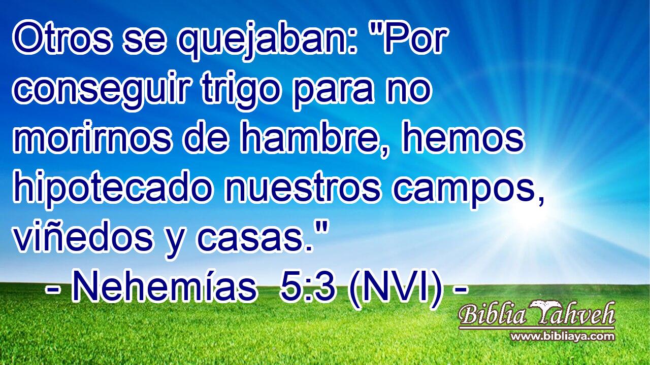  Otros se quejaban: 