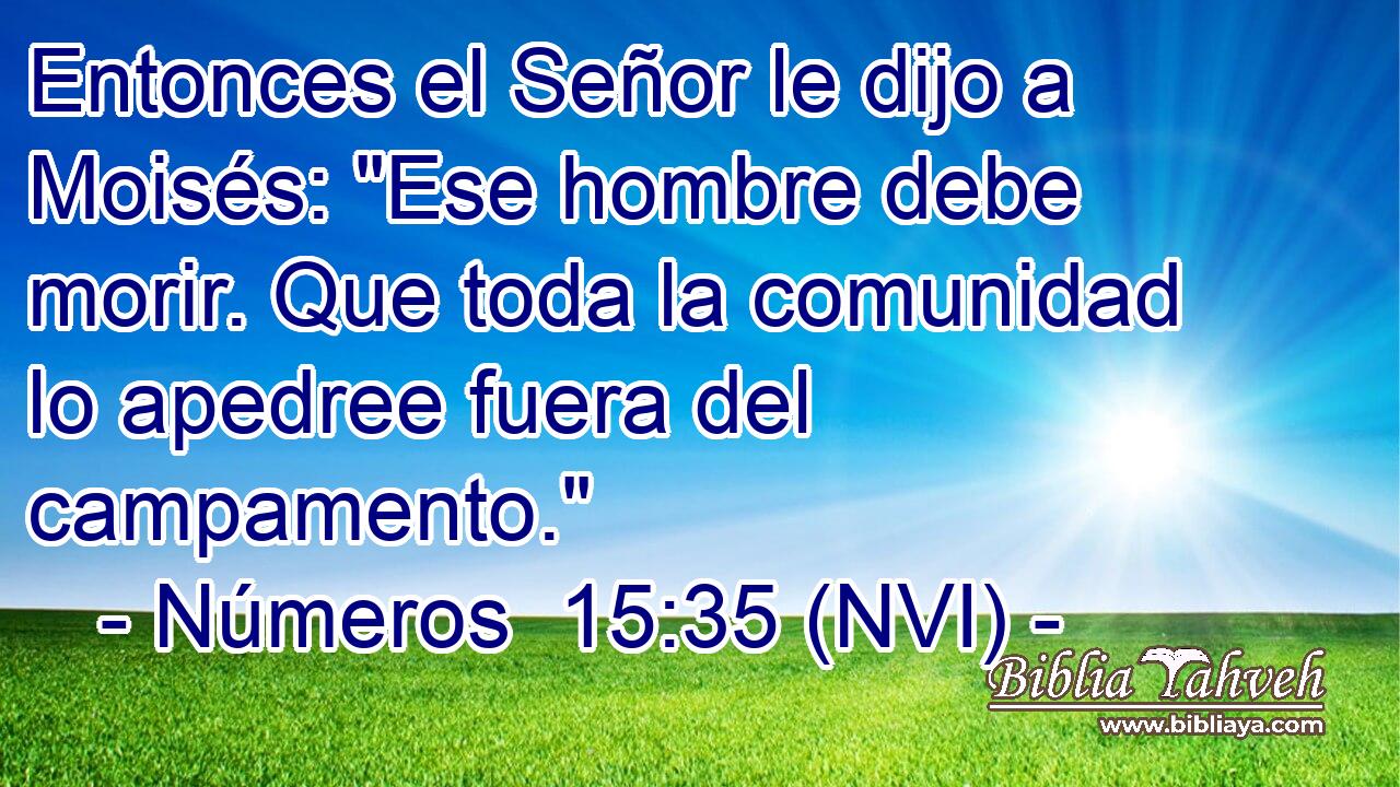  Entonces el Señor le dijo a Moisés: 