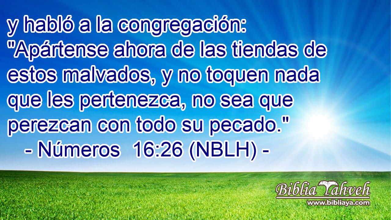  y habló a la congregación: 