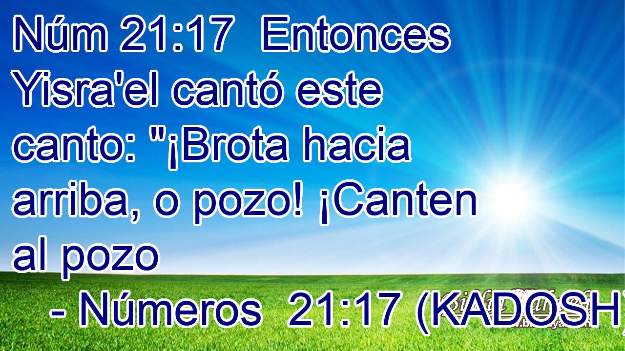  Entonces Yisra'el cantó este canto: 