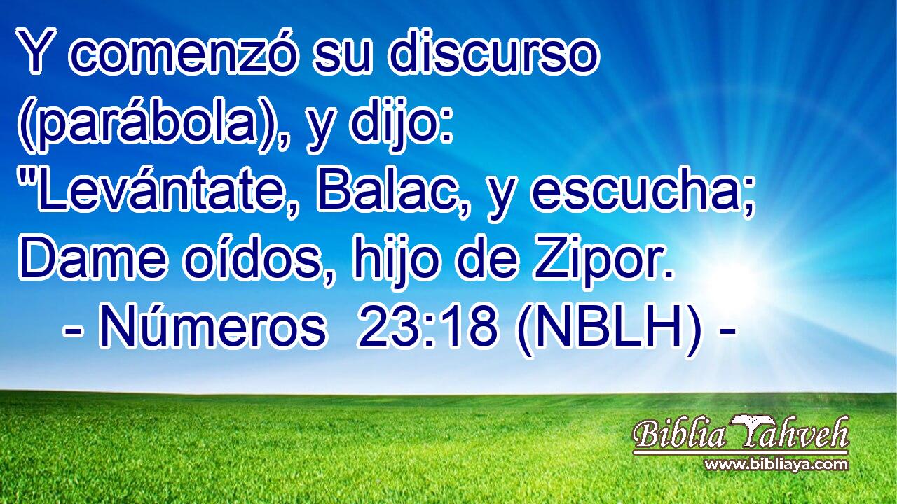  Y comenzó su discurso (parábola), y dijo: 