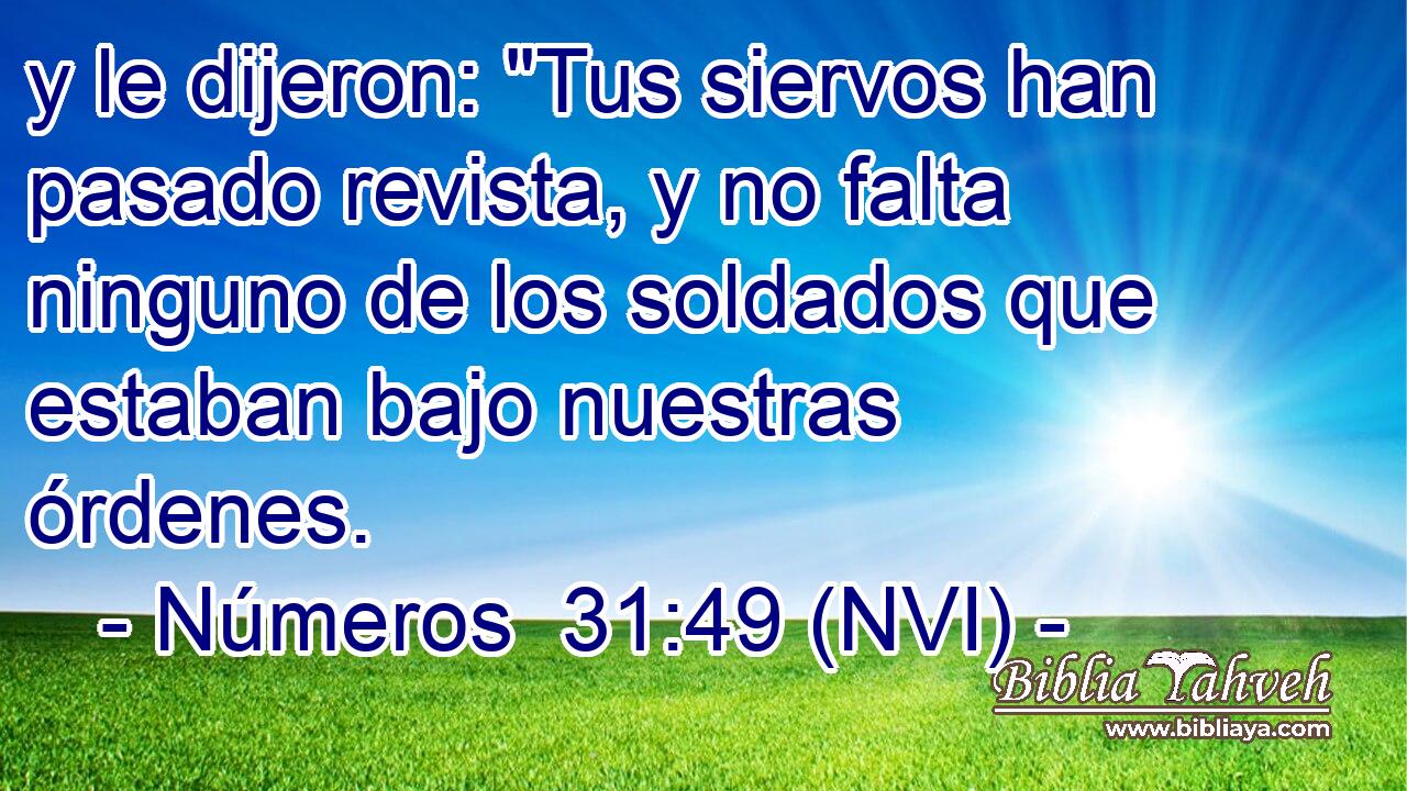  y le dijeron: 
