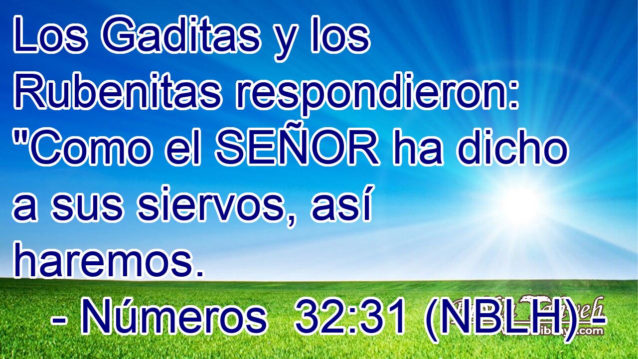  Los Gaditas y los Rubenitas respondieron: 