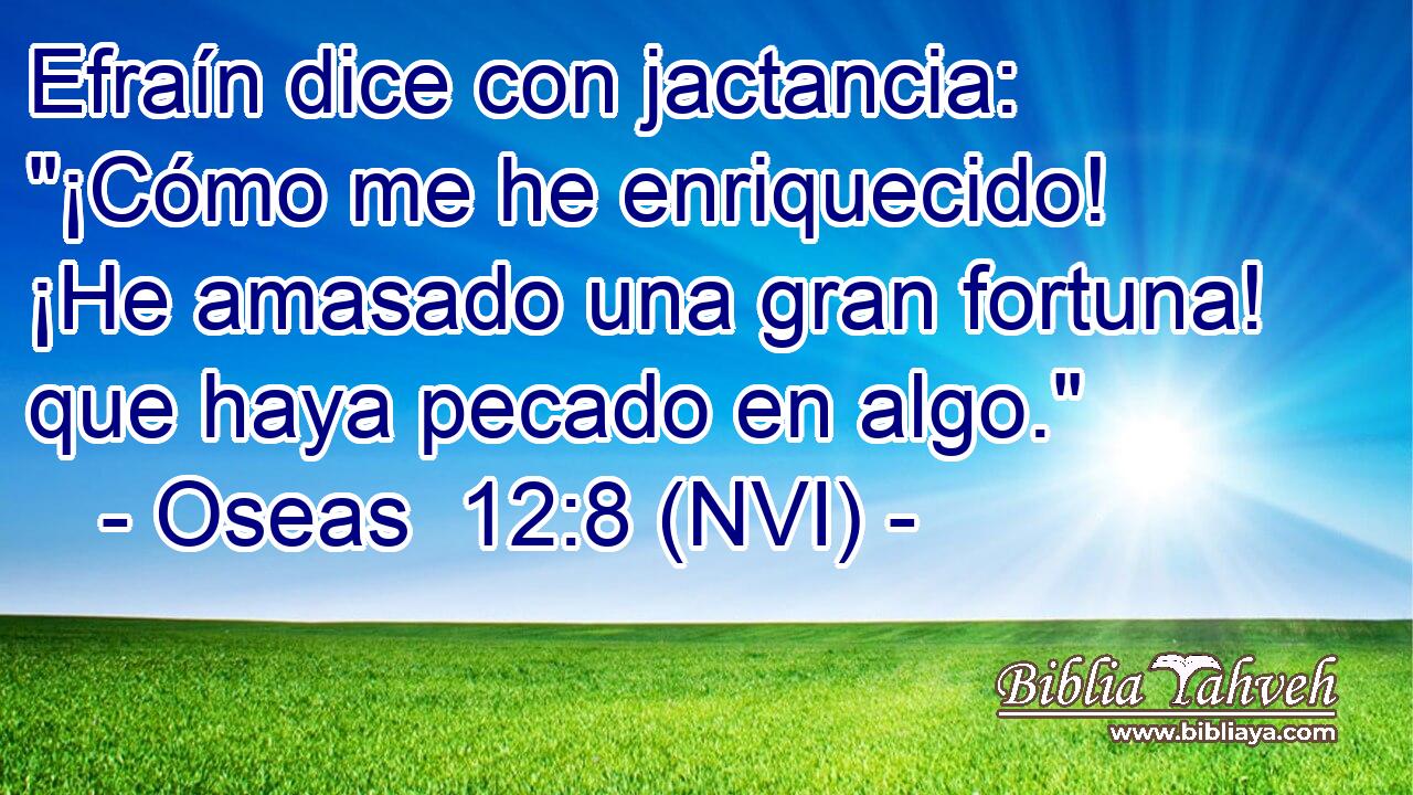  Efraín dice con jactancia: 