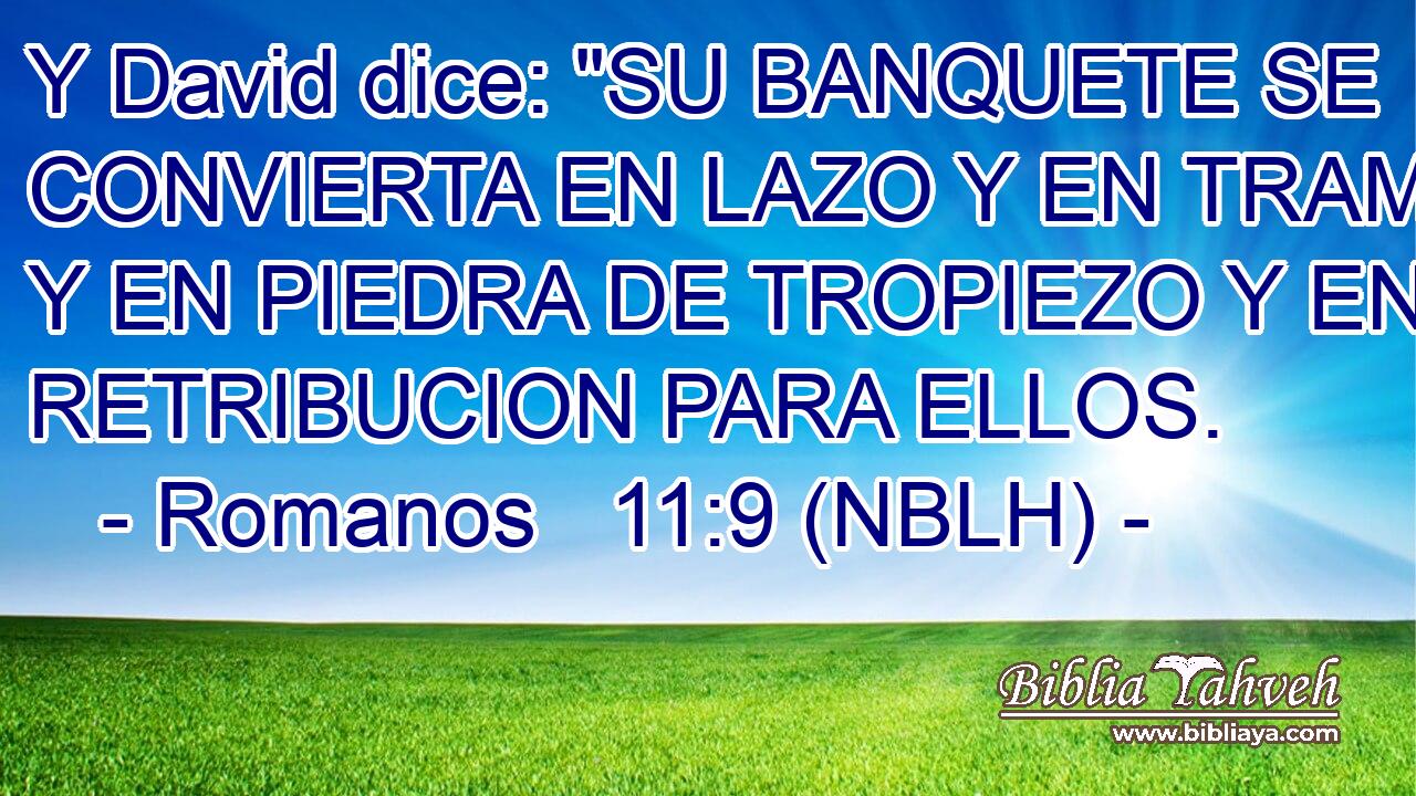  Y David dice: 