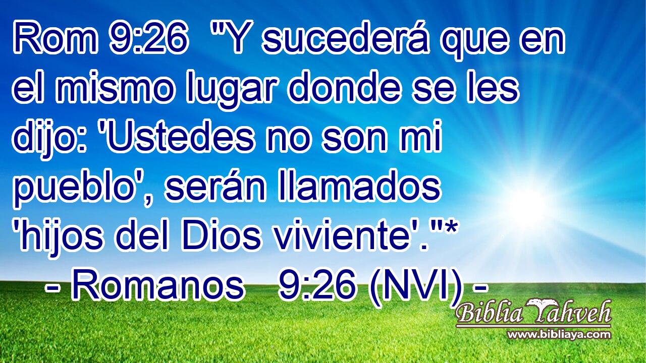 Rom 9:26  
