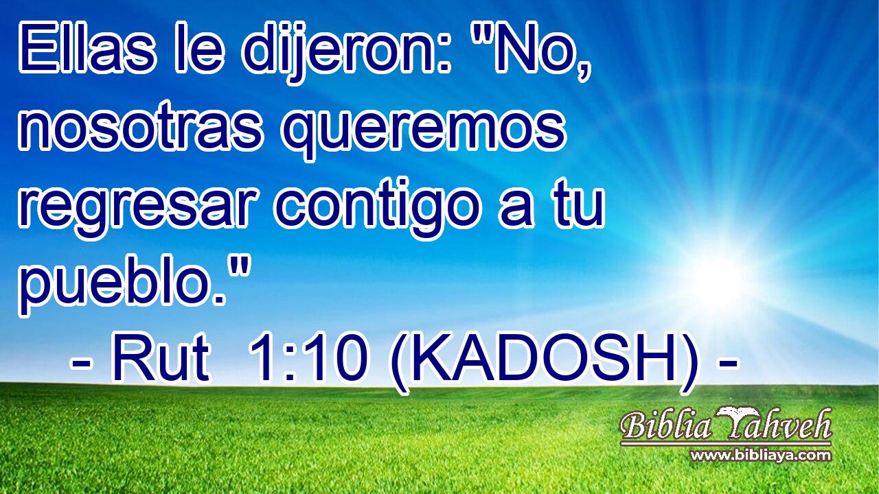  Ellas le dijeron: 