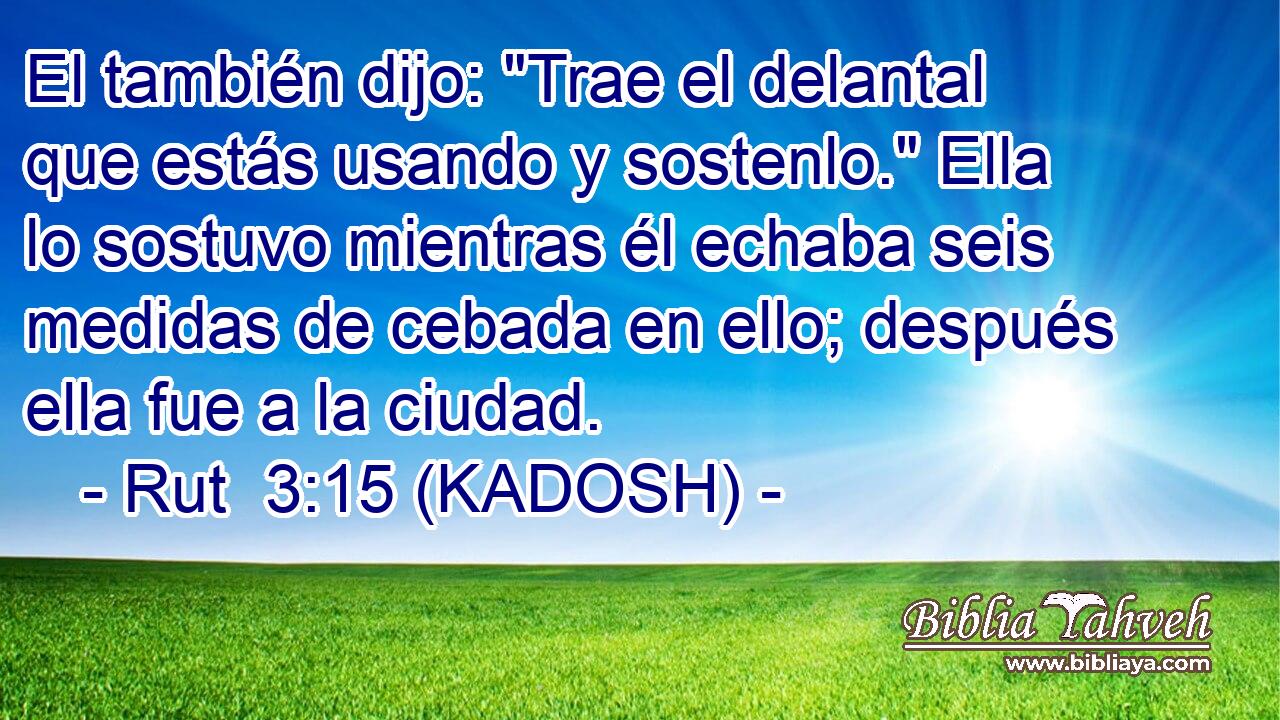 El también dijo: 
