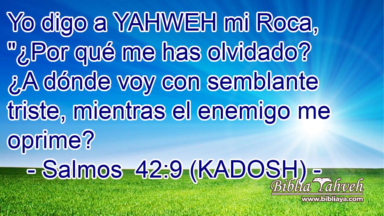  Yo digo a YAHWEH mi Roca, 