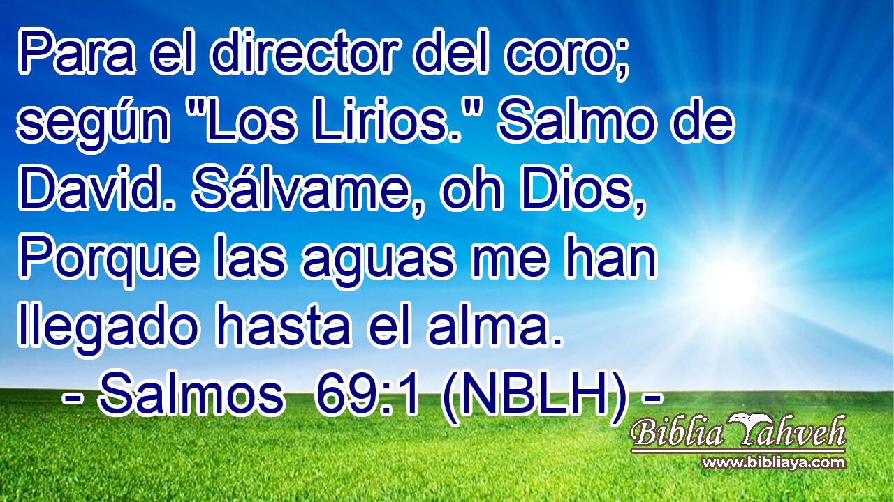  Para el director del coro; según 