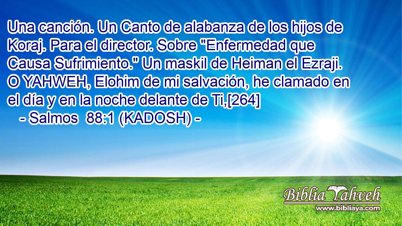  Una canción. Un Canto de alabanza de los hijos de Koraj. Para el director. Sobre 