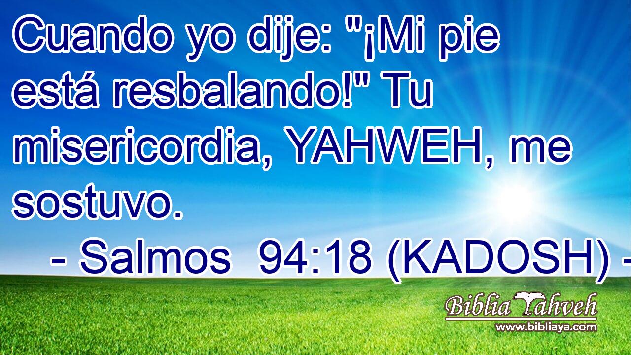  Cuando yo dije: 