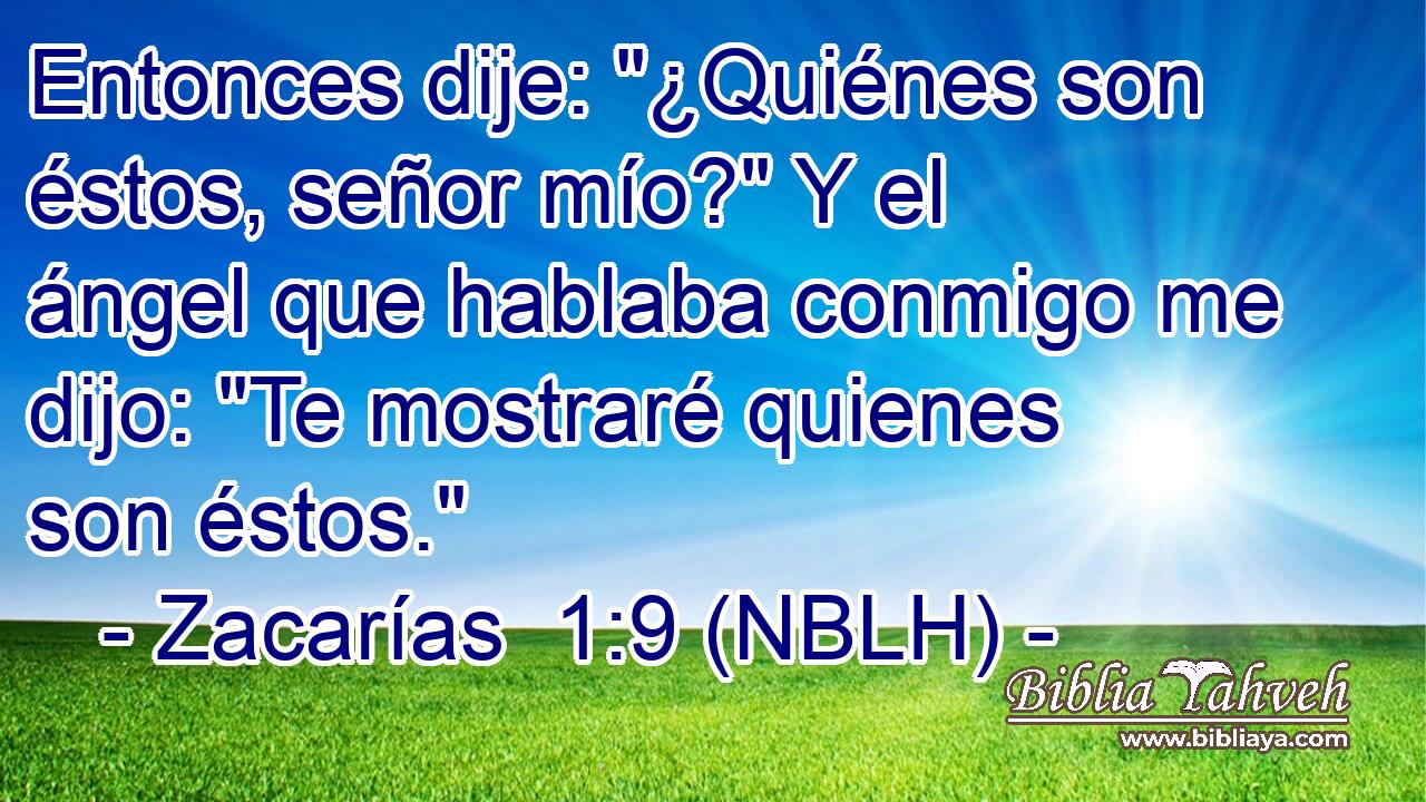  Entonces dije: 