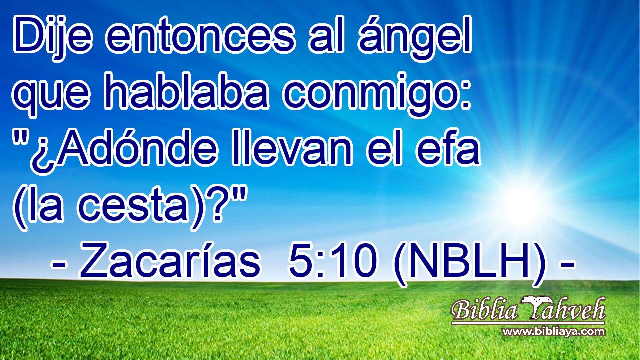  Dije entonces al ángel que hablaba conmigo: 