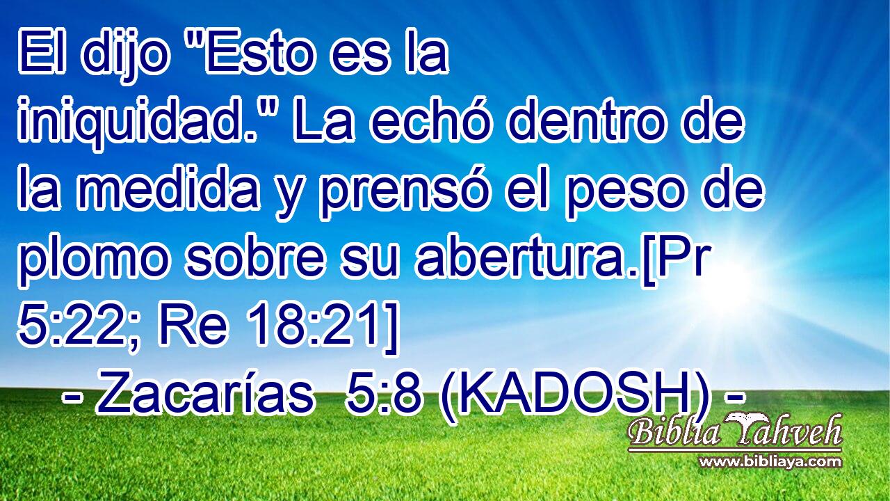  El dijo 